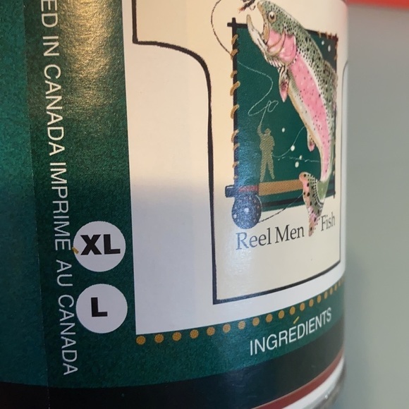 NWT Men’s Reel Men Fishing T-Shirt Size L/XL - Picture 5 of 5